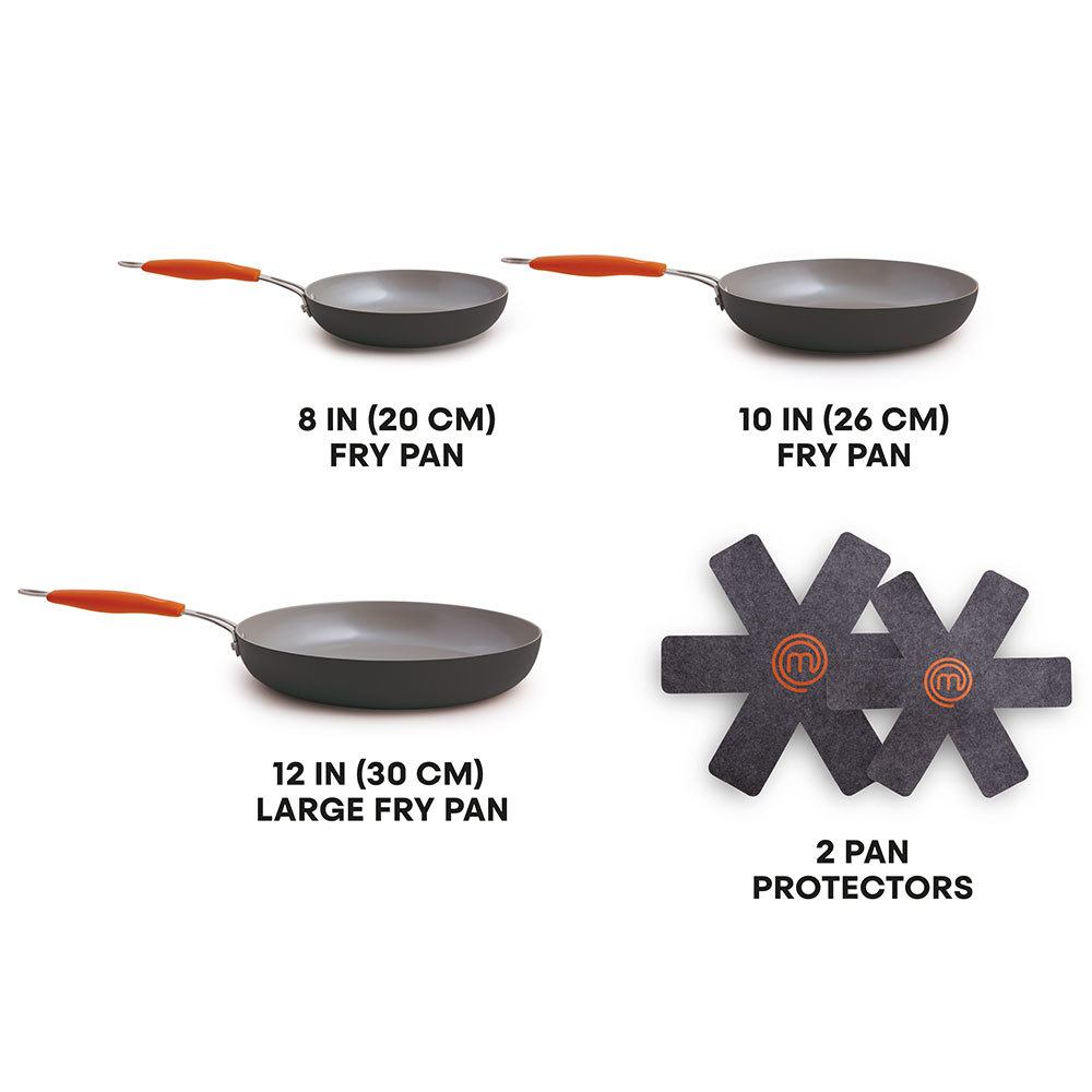 Fusion Guard - MasterChef Champions Collections 5 Piece Champions' Fry &  Steam Cook Set