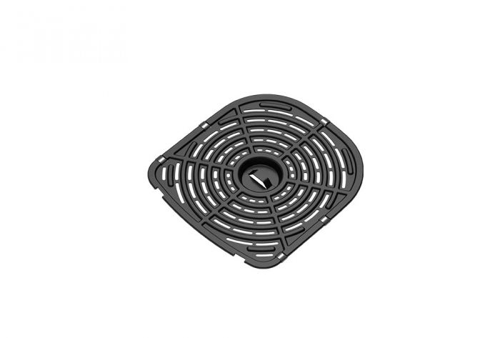 Air Fryer Replacement Parts for PowerXL Vortex 7 qt Air Fryer, Oval 10.3''*9.5'' Food Grade Stainless Steel Air Fryer Accessories Grill Pan Grill