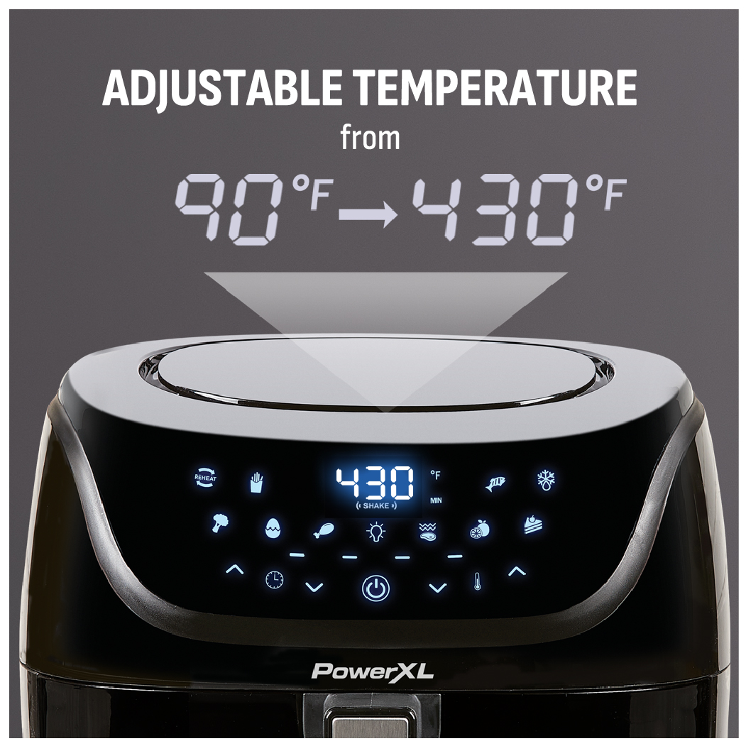 PowerXL 1700W 10-qt Vortex Air Fryer Pro Oven with Presets