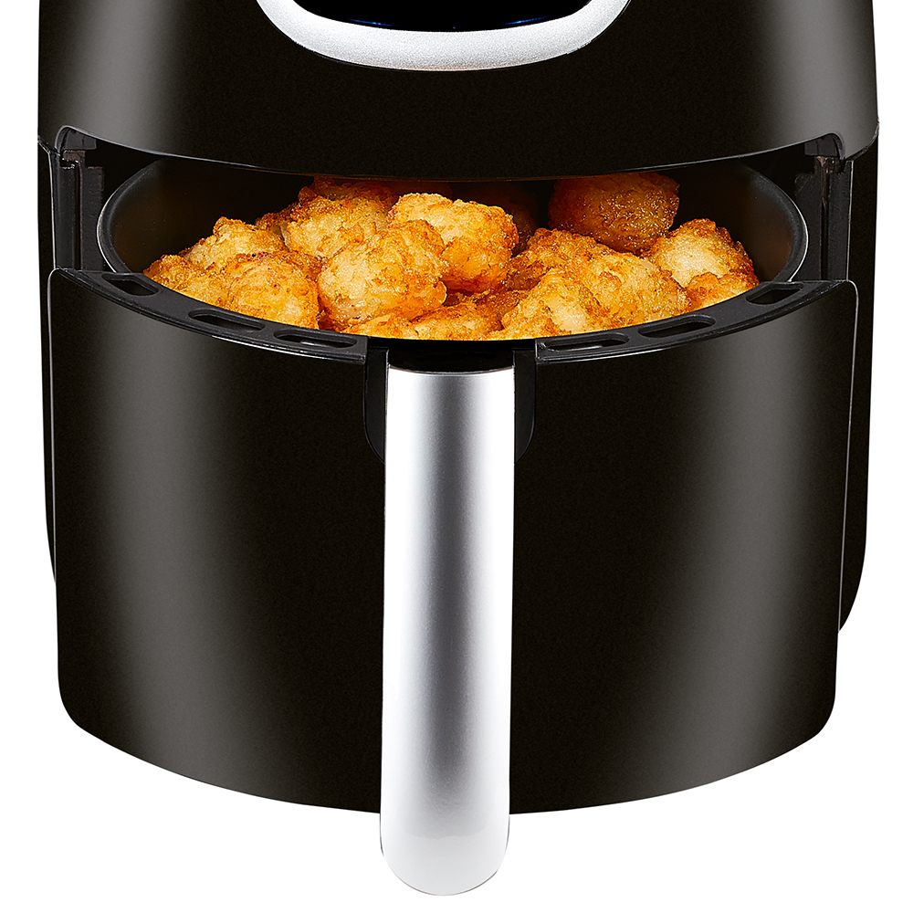 PowerXL Vortex Air Fryer 5QT BLK - 10 Pre-Programmed Settings, Digital  Control, Removable Fry Basket, Timer with Auto Shut-Off in the Air Fryers  department at