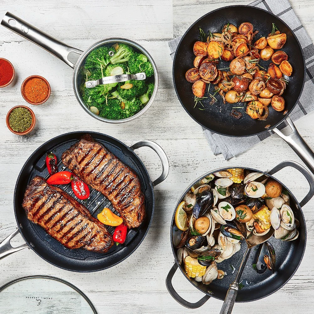 Get the only set of pans you'll ever need. - Emeril Everyday
