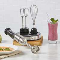 Emeril Lagasse™ Blender & Beyond Plus™ Cordless Rechargeable Immersion  Blender with Variable Speed, Double Beater, Black with Stainless Steel