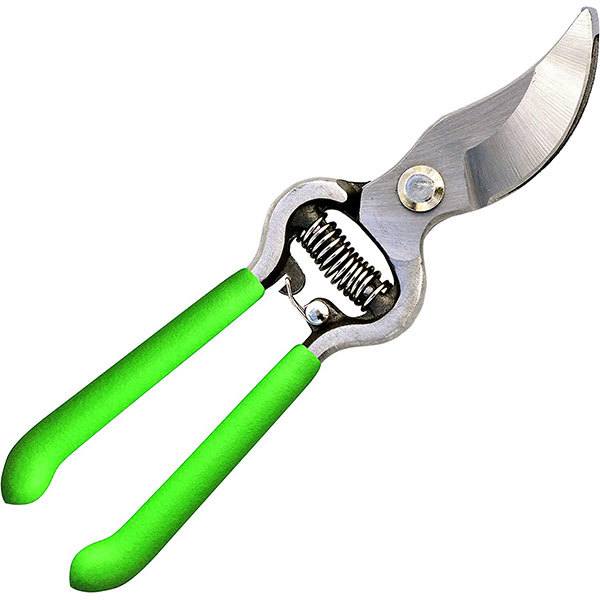Garden Guru Soft Grip Garden Pruning Shears Scissors Clippers - Hardened Titanium Blades - Comfort Grips – Heavy Duty Bypass Hand Pruners Branch