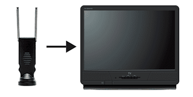 Works with standard TV – you don't need an adapter or a flatscreen