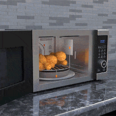 PowerXL Microwave Air Fryer Air Frying Technology