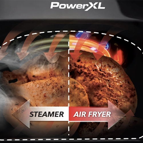 PowerXL Air Fryer Steamer Steam & Air Fry