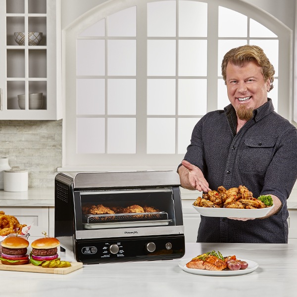 Eric Theiss and PowerXL Self-Cleaning Air Fryer Oven