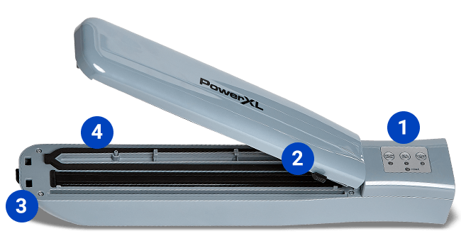 PowerXL Duo NutriSealer Elite, 6-in-1 Vacuum Sealer Machine - Black
