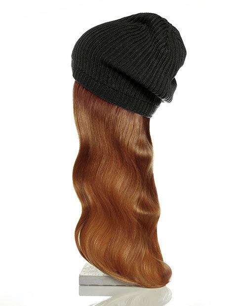 black hat red hair