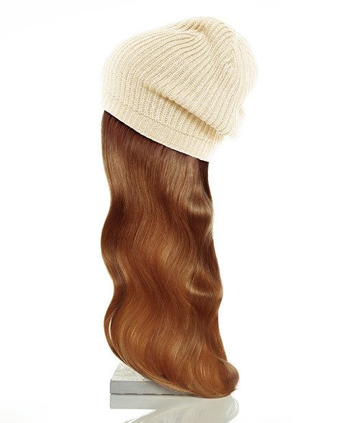 tan hat red hair