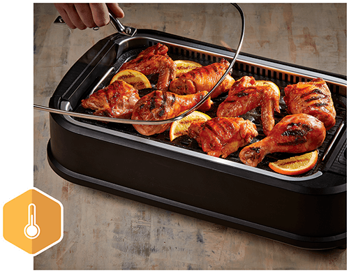 Rapid, Even Heating; Consistent Temperature; Family-Sized Grill and Griddle Surface