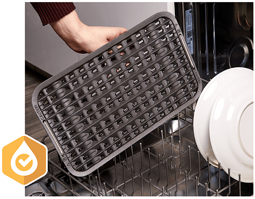 Grill and Griddle Plates are Removable and Dishwasher Safe for Easy Clean-Up
