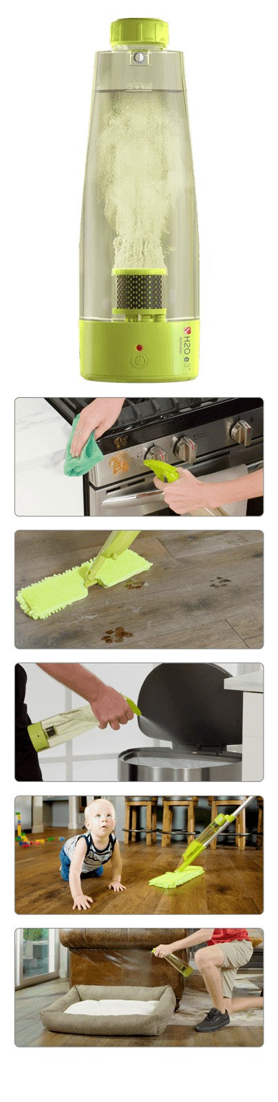 eActivator bottle with in use images below