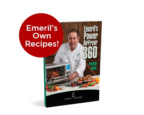 Emeril's Power AirFryer 360 Recipe Book – "Emeril's Own Recipes!"