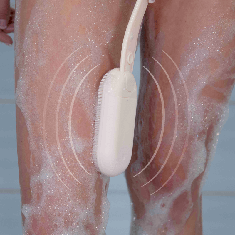 Wash hard-to-reach areas easily