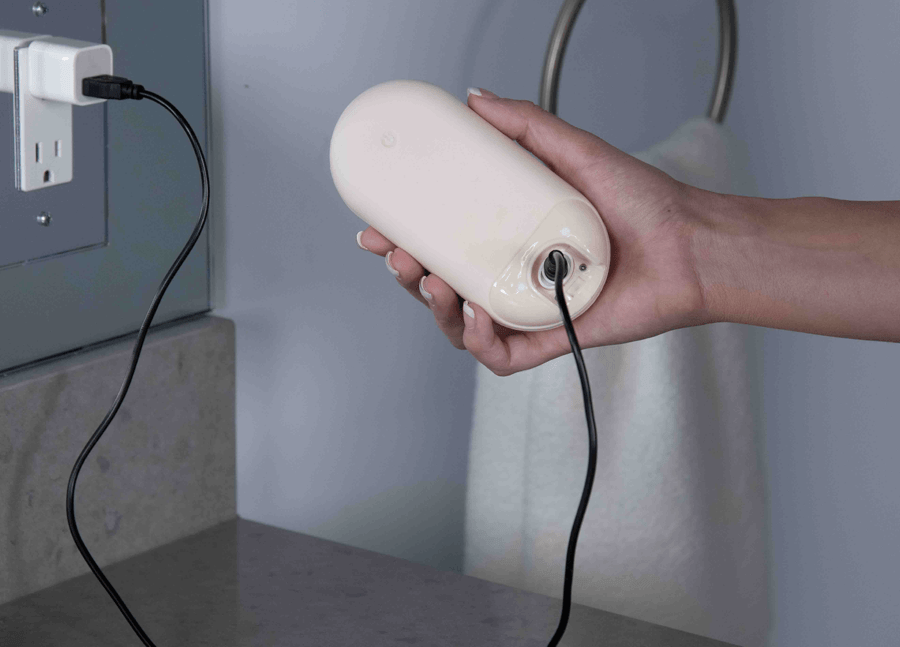 Spatastic charges quickly – no batteries required