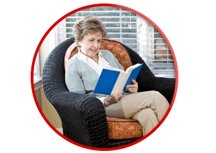 senior woman living alone