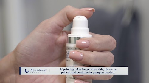 How to Prime the Plexaderm Rapid Reduction Serum Pump Dispenser