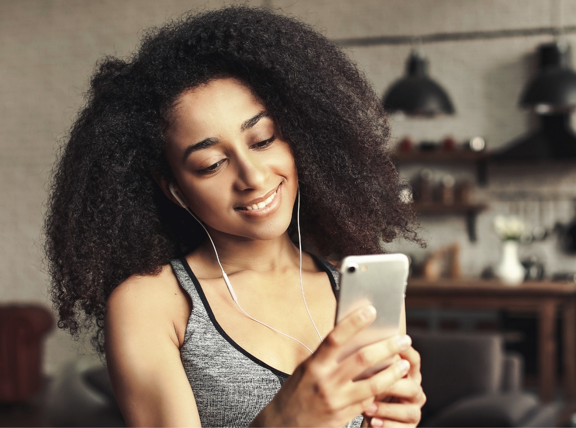 Young Woman on phone