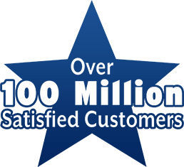 Over 100 Million Satisfied Customers