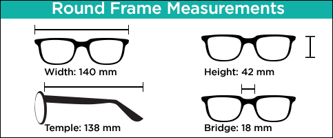Round Readers Measurements