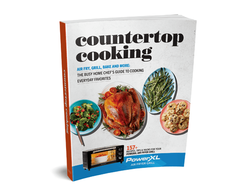 Countertop cooking recipe book