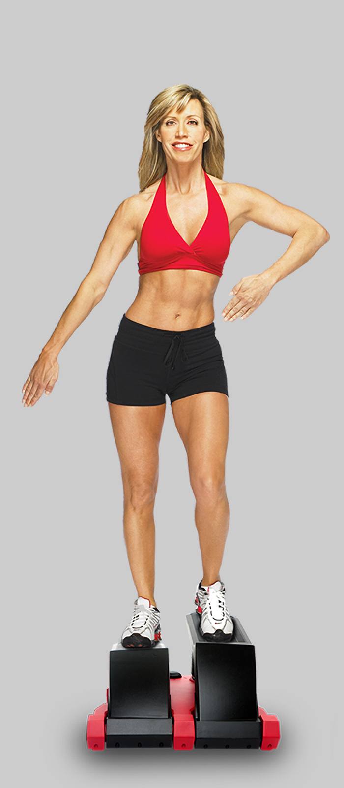 woman performing abs exercise on AirClimber Xpress