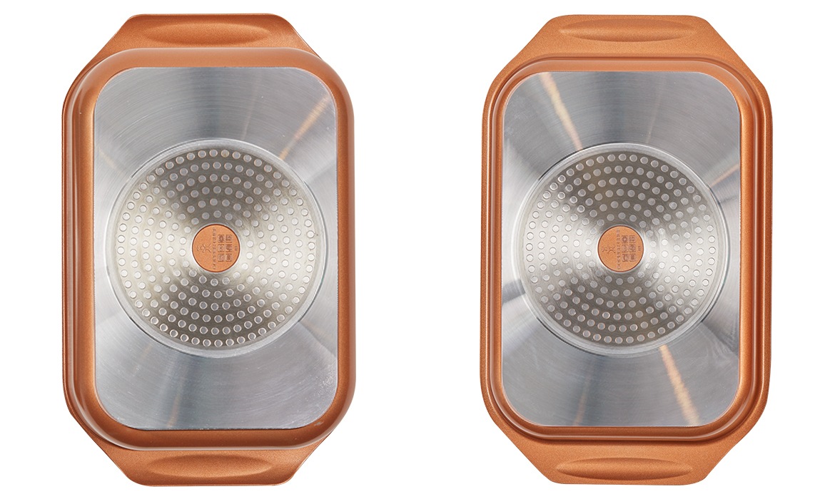 Deep Roaster and Shallow Roaster with Induction Plates