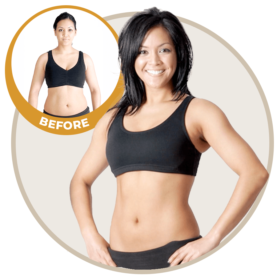 woman in black bra before and after abcoaster
