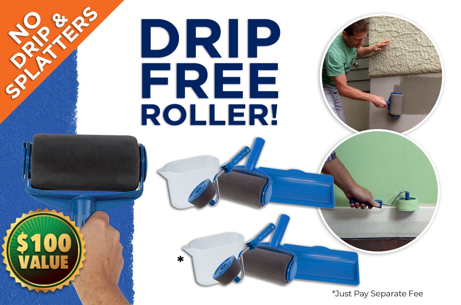 Paint Runner Pro Offer with Free Roller + p&h