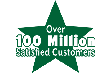Over 100 Million Satisfied Customers