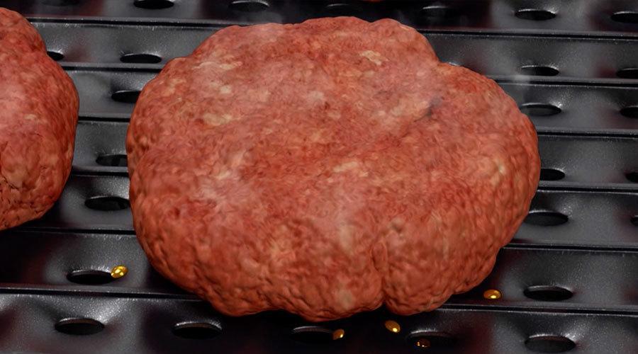 hamburger on power smokeless grill