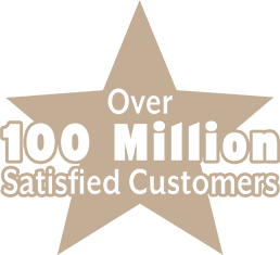 Over 100 Million Satisfied Customers
