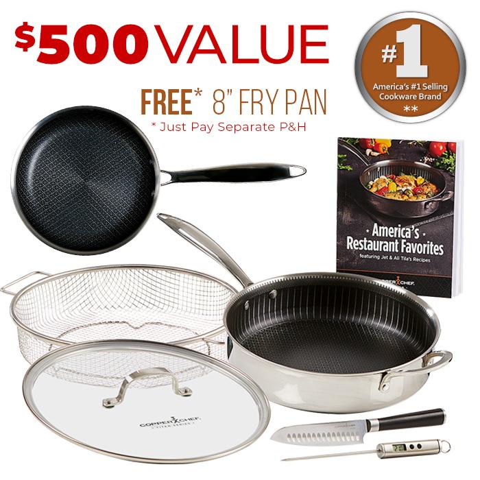 $500 Value Copper Chef Titan Pan Offer
