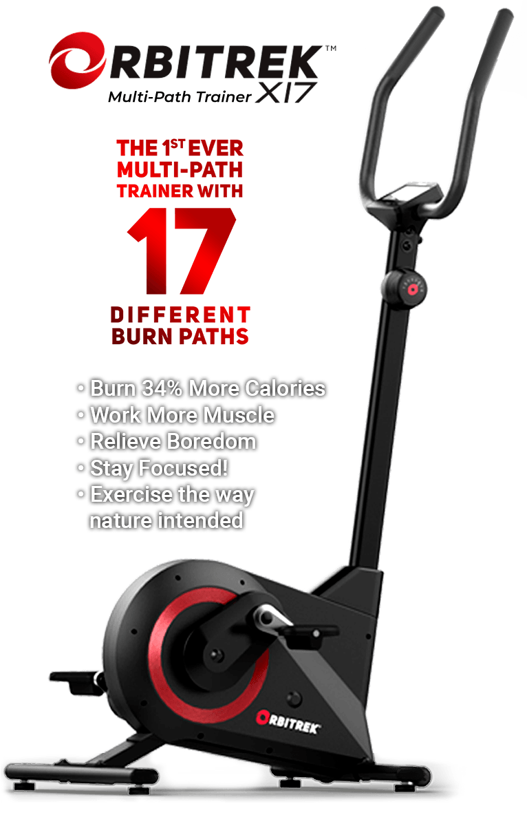 Orbitrek X17 Cross Trainer Elliptical Bike Official Site Thane Orbitrek X17 Cross Trainer Elliptical