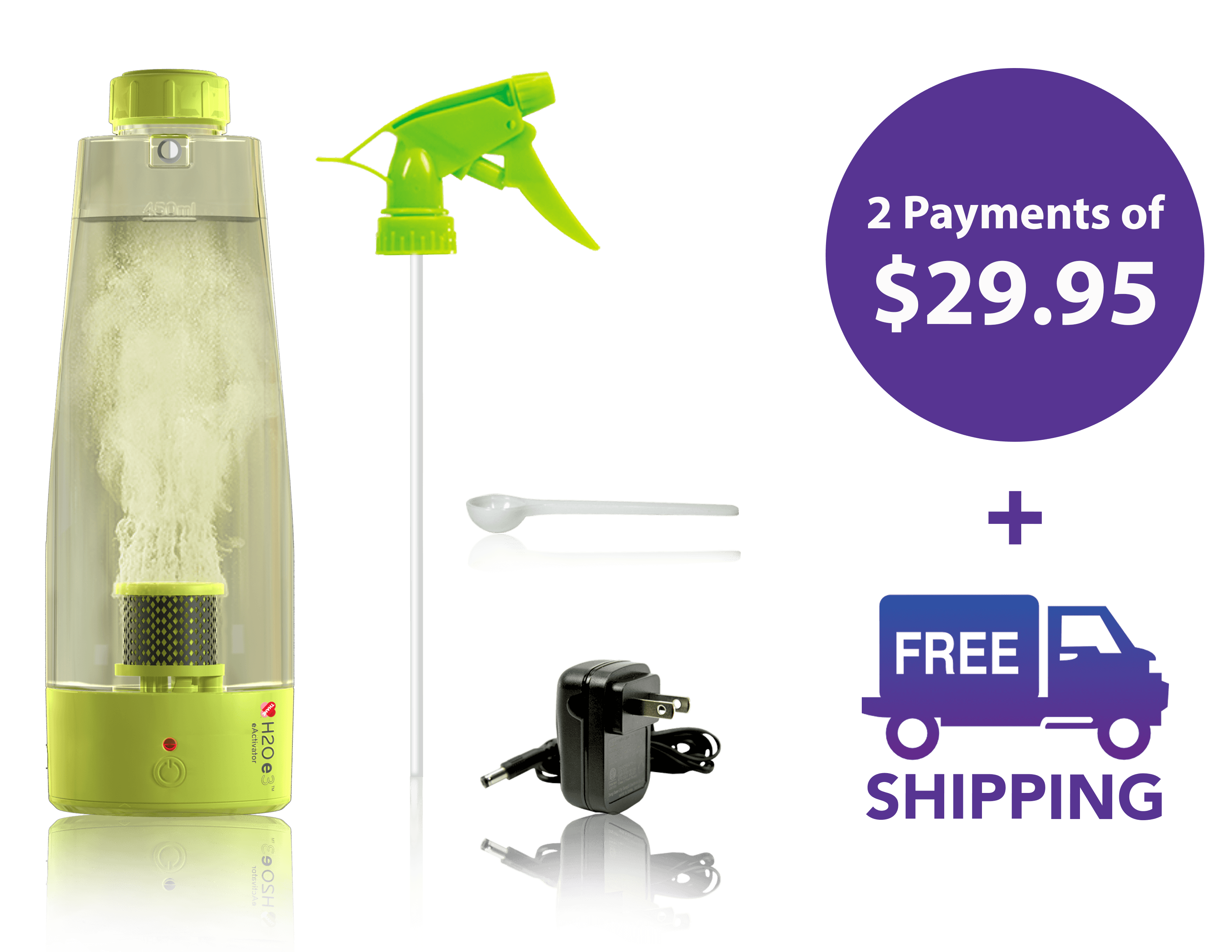 H2O e3 Natural Cleaning System Official site USA H20E3 Cleaner