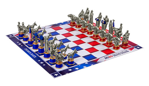 MISB New 2020 Battle For The White House Collectible Edition Chess Set 