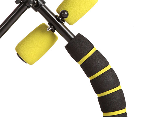 Flexible rear post