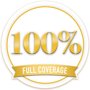 100% Full Coverage Badge