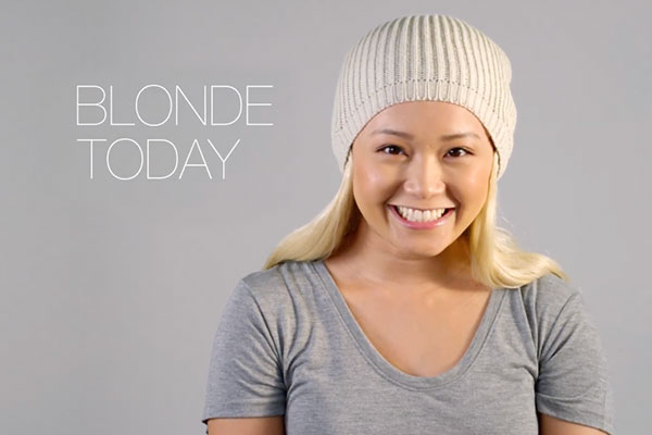 be blonde today